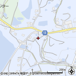 香川県高松市香川町川内原1380周辺の地図