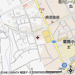 香川県丸亀市綾歌町栗熊東92-3周辺の地図