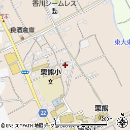 香川県丸亀市綾歌町栗熊東294周辺の地図