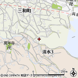 広島県呉市三和町21周辺の地図