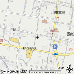 香川県高松市香南町由佐817周辺の地図