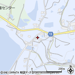 香川県高松市香川町川内原1383周辺の地図