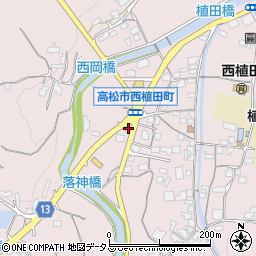 香川県高松市西植田町3006周辺の地図