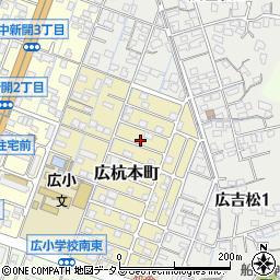 広島県呉市広杭本町17-6周辺の地図