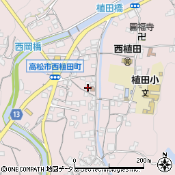 香川県高松市西植田町3026周辺の地図