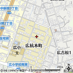 広島県呉市広杭本町17-7周辺の地図
