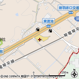 真鍋商事株式会社　日石三菱セルフスタンド周辺の地図