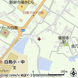 香川県東かがわ市白鳥394-3周辺の地図