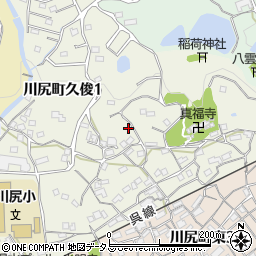 広島県呉市川尻町久俊周辺の地図