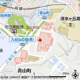 スターバックスコーヒー 呉医療センター店周辺の地図