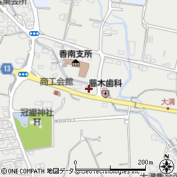 香川県高松市香南町由佐1151周辺の地図