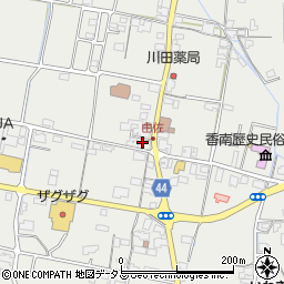 香川県高松市香南町由佐353周辺の地図