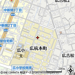広島県呉市広杭本町17-9周辺の地図