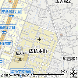 広島県呉市広杭本町17-16周辺の地図