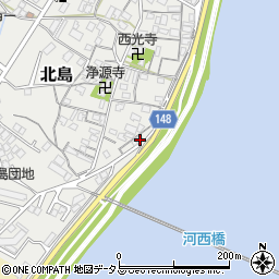 和歌山県和歌山市北島589周辺の地図