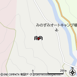 奈良県吉野郡天川村南角周辺の地図