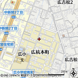 広島県呉市広杭本町17-14周辺の地図