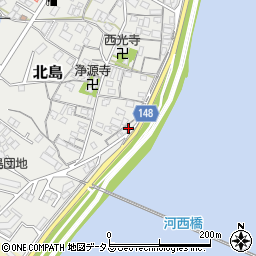 和歌山県和歌山市北島590周辺の地図
