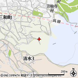 広島県呉市三和町27-44周辺の地図