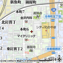 和歌山県和歌山市元寺町西ノ丁周辺の地図