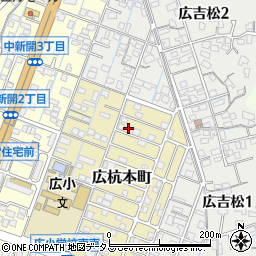 広島県呉市広杭本町18-8周辺の地図