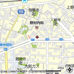 和歌山中之島郵便局周辺の地図