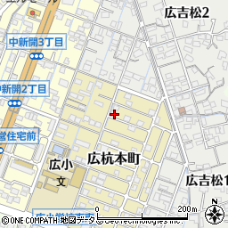 広島県呉市広杭本町18-9周辺の地図