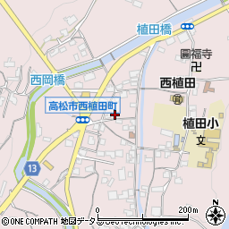 香川県高松市西植田町3034周辺の地図