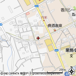 香川県丸亀市綾歌町栗熊東83周辺の地図