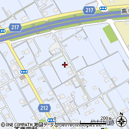 香川県善通寺市中村町周辺の地図