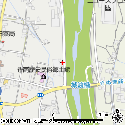 香川県高松市香南町由佐233周辺の地図