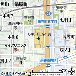 セリアＣＩＴＹ和歌山店周辺の地図