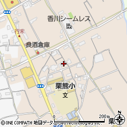 香川県丸亀市綾歌町栗熊東358-1周辺の地図