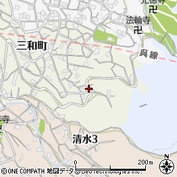 広島県呉市三和町23-14周辺の地図