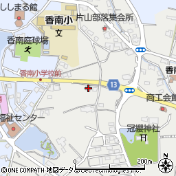 香川県高松市香南町由佐1349-4周辺の地図