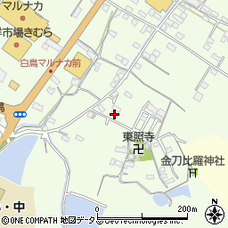 香川県東かがわ市白鳥375周辺の地図