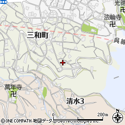 広島県呉市三和町23-23周辺の地図