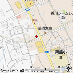 香川県丸亀市綾歌町栗熊東81周辺の地図