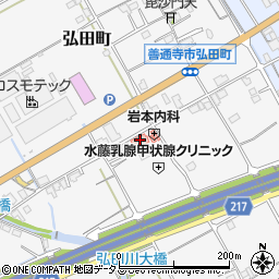 岩本内科医院周辺の地図