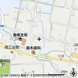 香川県高松市香南町由佐1158周辺の地図