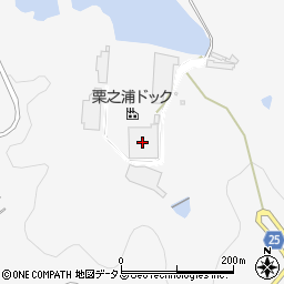 株式会社栗之浦ドック周辺の地図