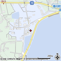 香川県高松市香川町川内原76周辺の地図