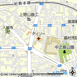 ダイソー和歌山中之島店周辺の地図