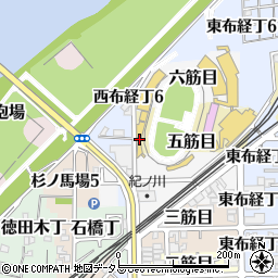 和歌山県和歌山市五筋目10-5周辺の地図