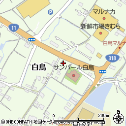 香川県東かがわ市白鳥444-1周辺の地図