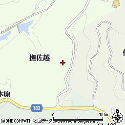 徳島県鳴門市瀬戸町大島田（撫佐越）周辺の地図
