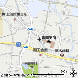 香川県高松市香南町由佐1309周辺の地図