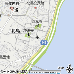 和歌山県和歌山市北島184周辺の地図