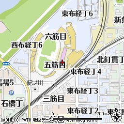 和歌山県和歌山市五筋目10周辺の地図