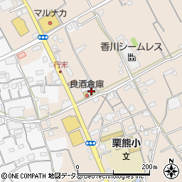 香川県丸亀市綾歌町栗熊東79周辺の地図